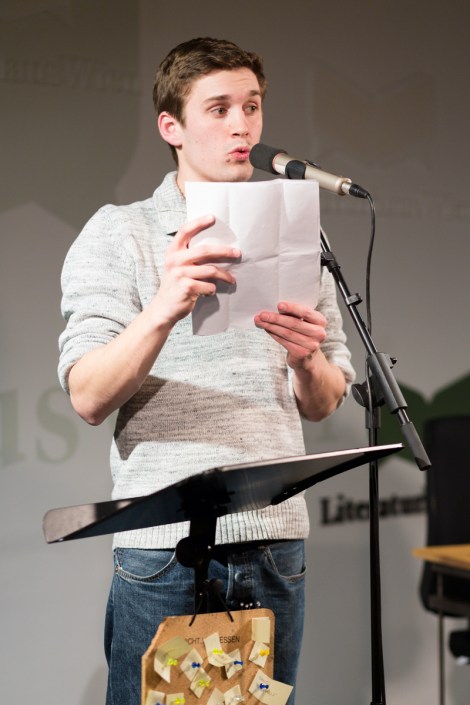 Thomas Schutte, Slam B, 14.03.2014. Foto: (c) anna konrath