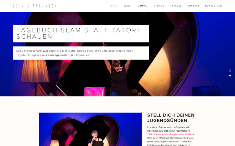 Neue Website: www.liebestagebuch.at